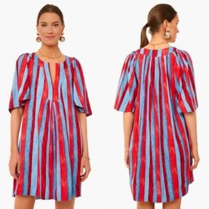Red and Blue Striped Dress By Pommander Place